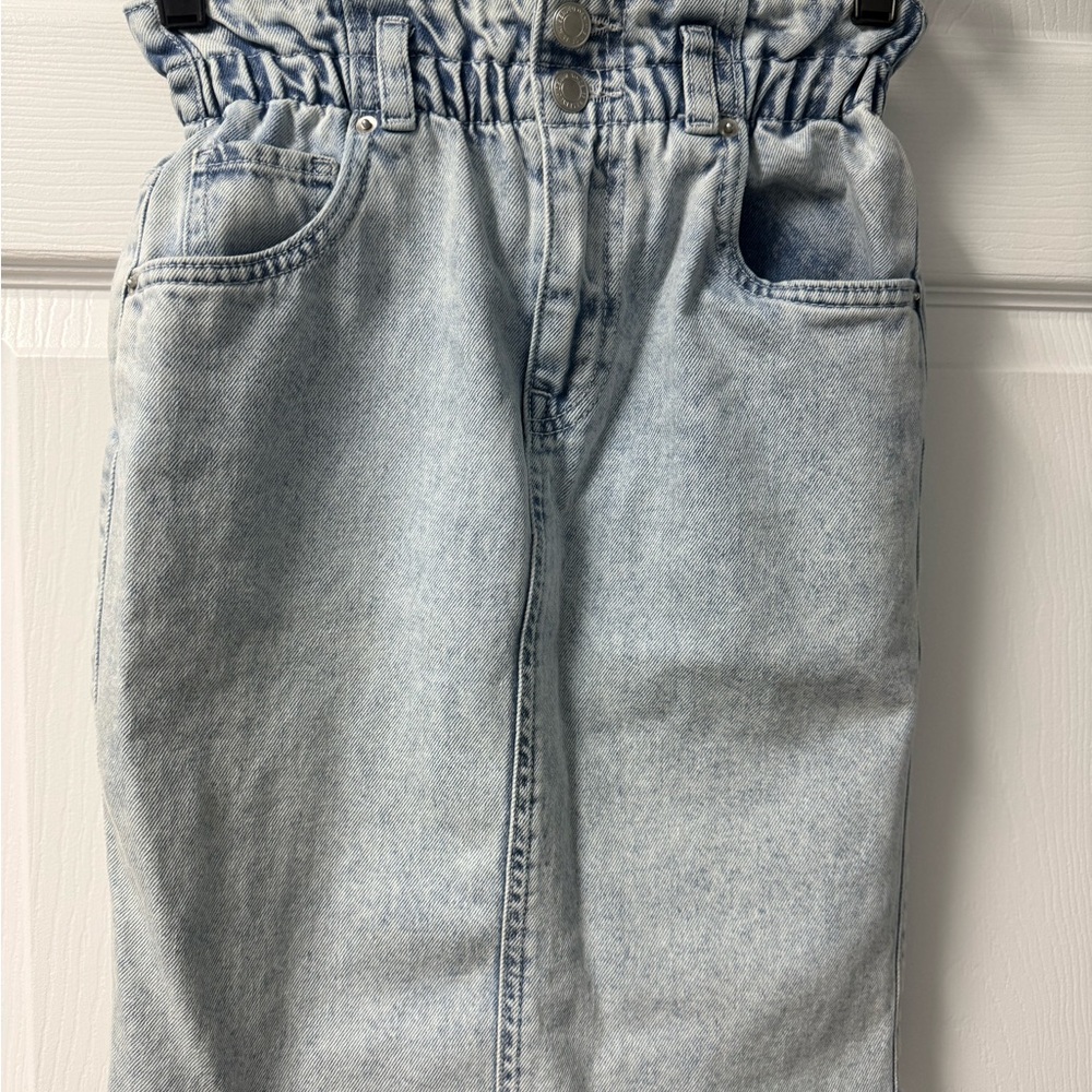 R Blue Denim Jeans skirt